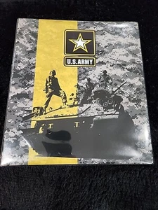 United States U.S. Army Tank Three 3 Ringer Binder Digital Camouflage 11x10x1 - Picture 1 of 12