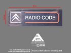 Citroen Radio Code - XM, Xantia, ZX, AX, Saxo