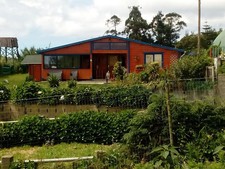 Holzhaus mit Reithalle auf grossem Grundstück 