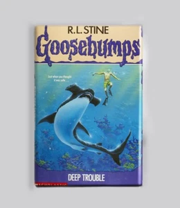 GOOSEBUMPS / DEEP TROUBLE - 2"x3" MAGNET (vintage book horror rl stine - Picture 1 of 4