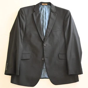 Adolfo 40S Navy Blue Wool Cashmere Mens Blazer Sport Coat Jacket - Picture 1 of 24