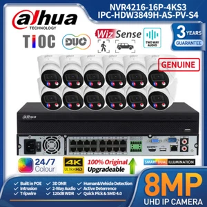 1pcs*NVR4216-16P-4KS3+IPC-HDW3849H-AS-PV-S4*10pcs - Picture 1 of 24