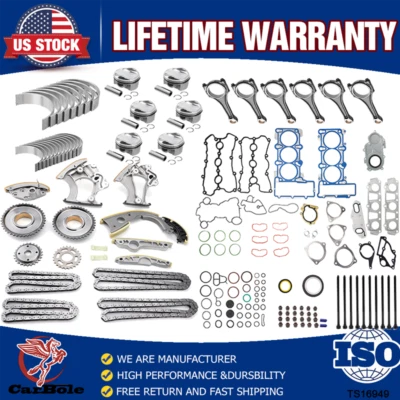 Engine Rebuild Kit Timing Chain For Audi A6 A7 A8 Q5 Q7 S4 S5 Volkswagen 3.0L V6 - Image 1 of 4