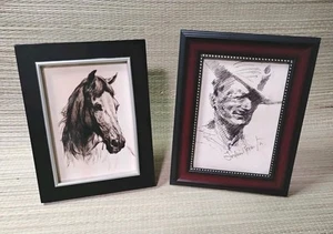 Leinwand Kunstdrucke Western Style gerahmt 9x7 cm zwei Bilder - Bild 1 von 6