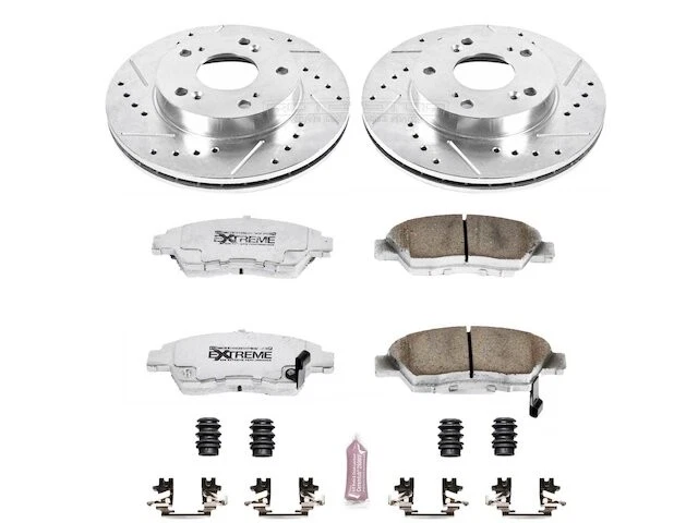 Kit de pastillas de freno delanteras y rotor para 02-06 Acura Honda RSX Civic Base Si QC67F5 Foto 1 de 1