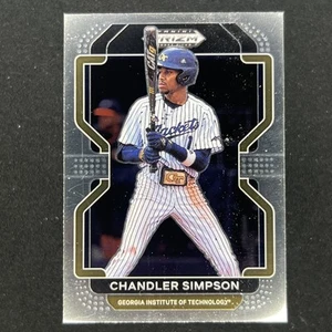 2022 Panini Prizm Draft Picks Silver Base Chandler Simpson - Picture 1 of 2