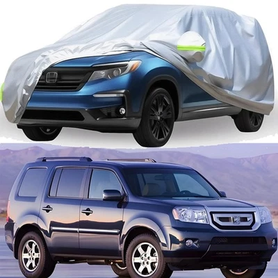 For Honda Pilot Fleece-Lined Car Cover Waterproof Snow Protection W/Zipper US Foto 1 de 4