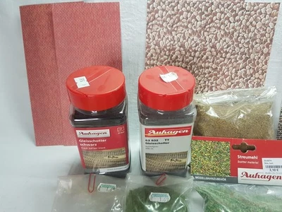 👍Auhagen Geländematerial💥Gleisschotter Streu Dekormaterial Mauerwerk - Bild 1 von 4