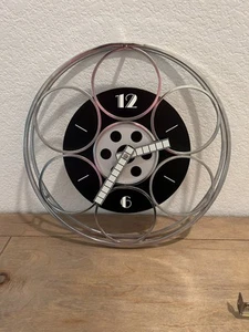 Orologio da parete a bobina per film retrò, teatro, Bagliore nel buio - Foto 1 di 8