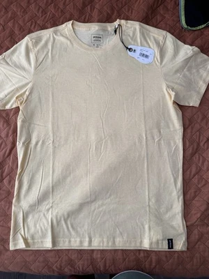 Prana Crew T Shirt Men’s Medium In Maize Heather Yellow - Image 1 of 4