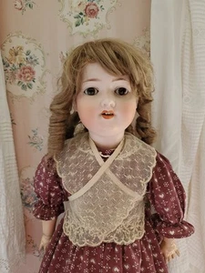 Muñeca Alemana Antigua 23" Armand Marsella 390 A7M Muy Vestida Lista Para Exponer - Imagen 1 de 19