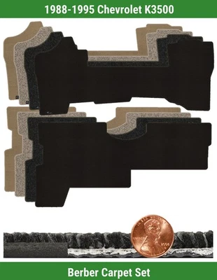 Lloyd Custom берберский коврик комплект для 1988-1995 Chevrolet K3500 (2 штуки) #B1Q - Изображение 1 из 4