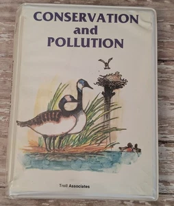 Conservation & Pollution Book & Cassette - 1985 Troll Vtg 80s Nature Homeschool - Picture 1 of 12