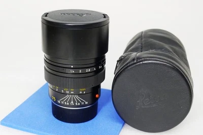Lente Leica 11810 75 mm f1,4 Summilux-M versión III M hecha en Alemania con estuche como nueva Foto 1 de 4