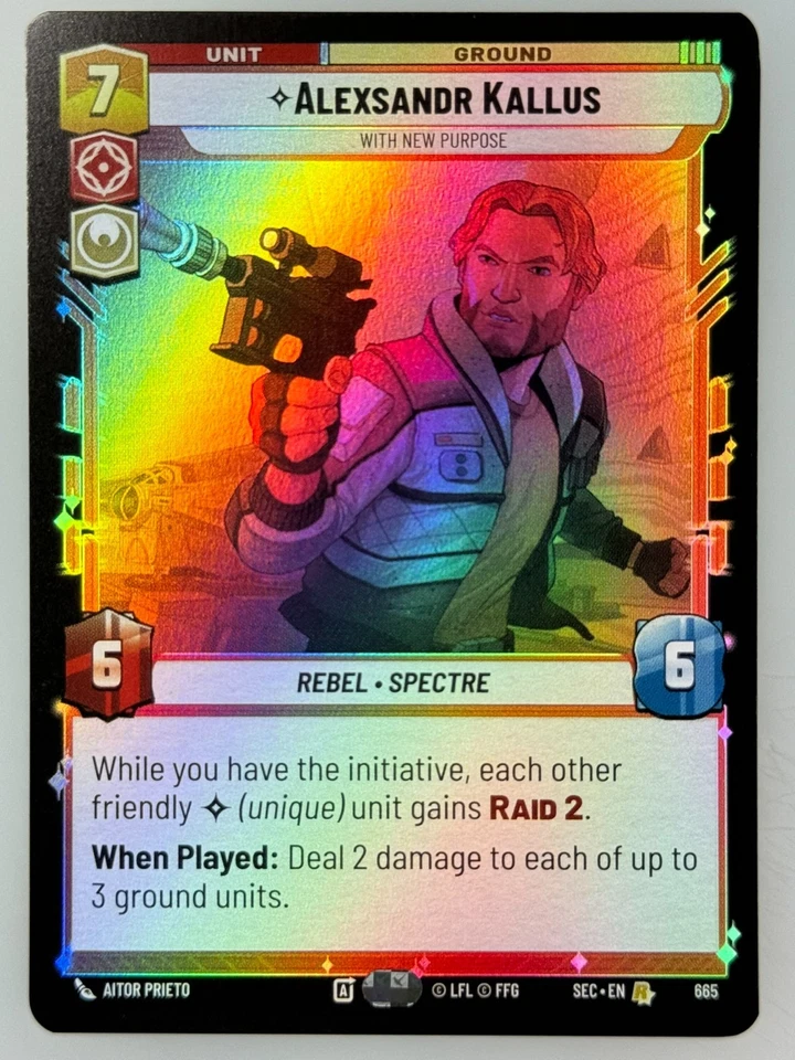 Star Wars Unlimited - Alexsandr Kallus Foil 665 - Image 1 of 1