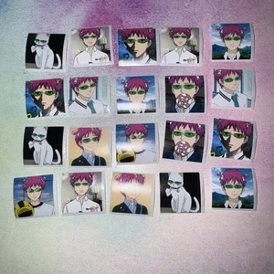 20 Tiny Saiki K Anime Stickers Sticker Anime Manga Cute Kawaii Japan - Picture 1 of 3