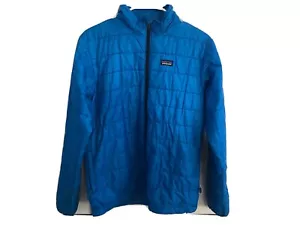 patagonia Nano Puff Lightwieght Jacket Blue Womens size S/M - Picture 1 of 4