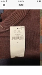 Gap Men’s Blue And Maroon Sweater Sz Small Winter Clearance Ships Fast - Picture 1 of 2