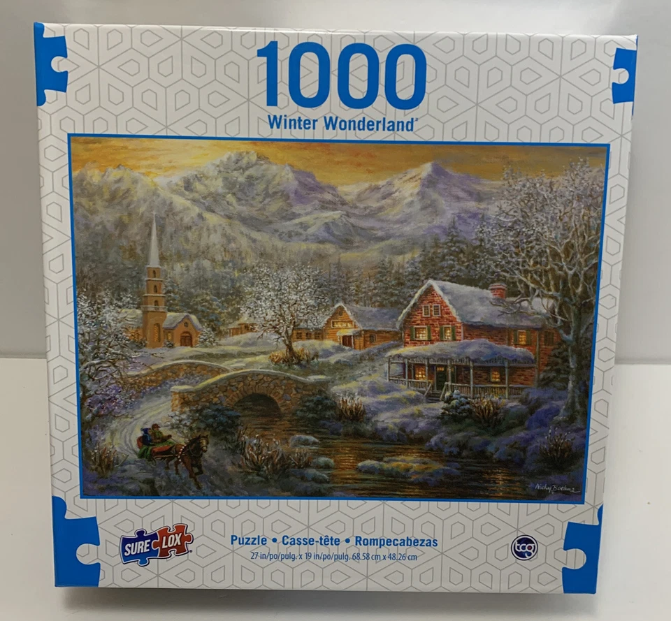 Winter Wonderland 1000 Piece Puzzle Sure Lox New - Image 1 of 2