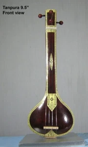 Wooden Decorative Musical Instrument Miniature Tanpura Showpieces Home Decor - Picture 1 of 5