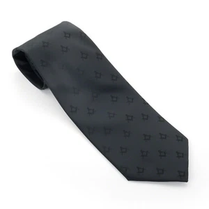 Quality New Craft Masonic Black Square & Compass Design Tie Regalia Masons Gift - Picture 1 of 3