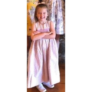 Strasburg Dress Girls 5Y Maxi Smocked Floral Wedding Easter Occasion Party 5 - Picture 1 of 6