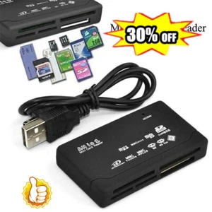 All In One Memory Card Reader USB External   MMC Mini M2 Micro CFHotDE· - Afbeelding 1 van 9