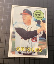 1969 Topps Vintage Baseball card #15 Boog Powell Baltimore Orioles