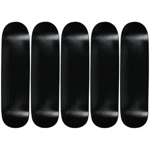 5 Pop Better Blanks 7.75 Skateboard Pro decks - Dip Black - Picture 1 of 5