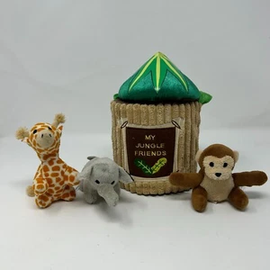 Aurora Baby My Jungle Friends Plush Tree House With Three Animals - Picture 1 of 11