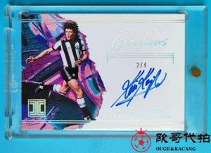 2022-23 Impeccable Newcastle Kevin Keegan Canvas Auto 2/4 SP - Picture 1 of 2