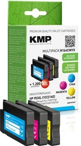KMP Patrone H166CMYX für F6U16AE, F6U17AE, F6U18AE HP 953XL OfficeJet Pro 7700 S - Bild 1 von 1