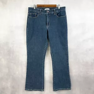 Lee Platinum Label Womens Jeans Size 14 Short Baby Boot Slimming Comfort Classic - Picture 1 of 11