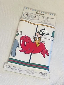 1 Disney Babies SelfStick Border 15 Ft Wallpaper Mickey Minnie Pluto Vintage NIP - Picture 1 of 4