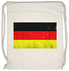 GERMAN FLAG VINTAGE Drawstring Bag Deutschland BRD Germany Retro DDR Banner WM
