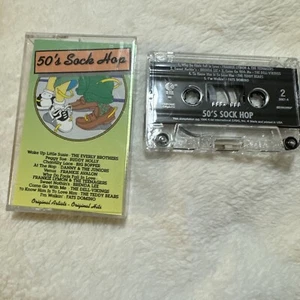 50'S SOCK HOP BUDDY HOLLY FRANKIE AVALON CASSETTE TAPE - Picture 1 of 5