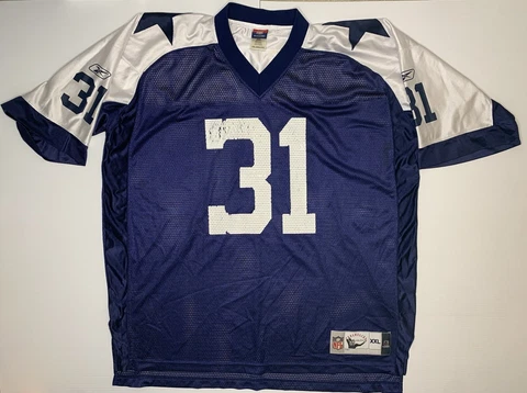Roy Williams #31 Dallas Cowboys Reebok Gridiron Classic NFL Throwback Jersey 2XL Cover