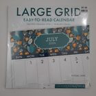 Large Grid Easy To Read Calendar 18 Month 23-24