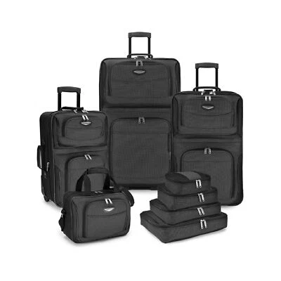 Travel Select Amsterdam Expandable Rolling Upright Luggage, Gray, 8-Piece Set - Image 1 of 4