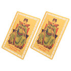  2 Stück Amulettkarte Tai Sui Karte Traditionelle Taisui Karten Chinesische