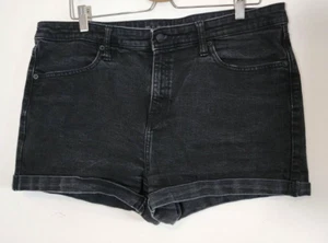 Pantalones Cortos Talla 16/33R Wild Fable Negros Denim Jeans Informales Para Mujer Plus - Imagen 1 de 6