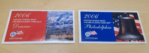 2006 US MINT UNCIRCULATED COIN SET  DENVER & PHILADELPHIA Cover