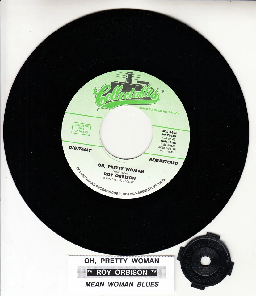 ROY ORBISON  Oh, Pretty Woman & Mean Woman Blues 7" 45 rpm vinyl record NEW - Image 1 of 1