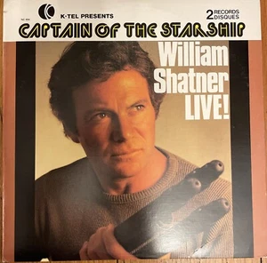 Ktel Presents Captain Of The Star Ship William Shatner Live 2 Records Star Trek - Picture 1 of 10