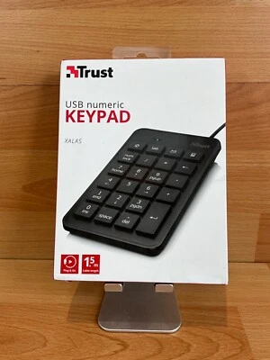 TRUST Xalas Numeric USB Keypad BRAND NEW *FREE TRUST MOUSE PAD* - Image 1 of 3
