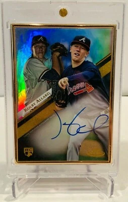 Kolby Allard  2019 Topps Gold Label Framed Autograph RC Auto  BRAVES - Image 1 of 2