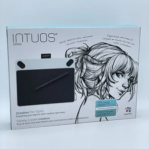 Wacom CTL-490DW-S Intuos Draw Grafiktablett Stift 152x95 mm - Weiß - Bild 1 von 9