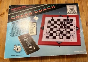 Vtg Franco Rocco Designer 1500 Electronic Chess Coach (no VHS tape) Tested Works - Picture 1 of 6