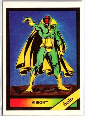 1987 COMIC IMAGES MARVEL SERIES 1 #88 VISION AVENGERS TRADING CARD NM - Image 1 of 2