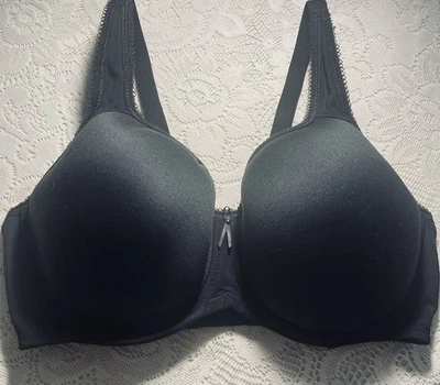 Wacoal Basic Beauty Spacer 853192 UW Camiseta Sin Costuras Contorno Copas Sujetador Negro 36DD Foto 1 de 4